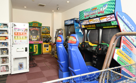 写真:ゲームコーナー